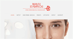 Desktop Screenshot of beautesaintfrancois.ch
